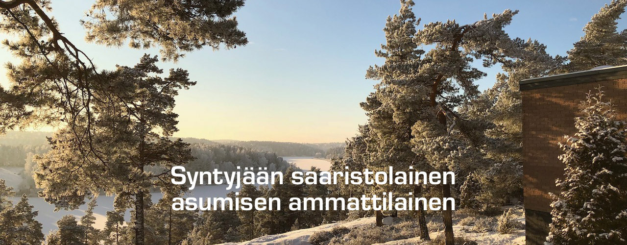 Syntyjään saaristolainen asumisen ammattilainen